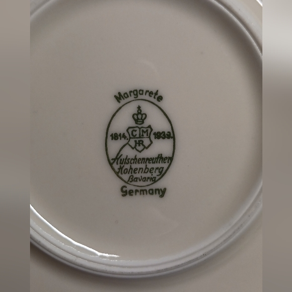 Vintage Hutschenreuther Hohenberg Margarete German Porcelain Plate - Picture 2 of 3